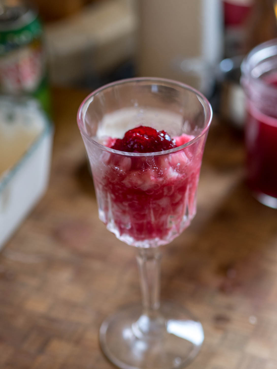 Add some cranberry shrub to up the pink-levels